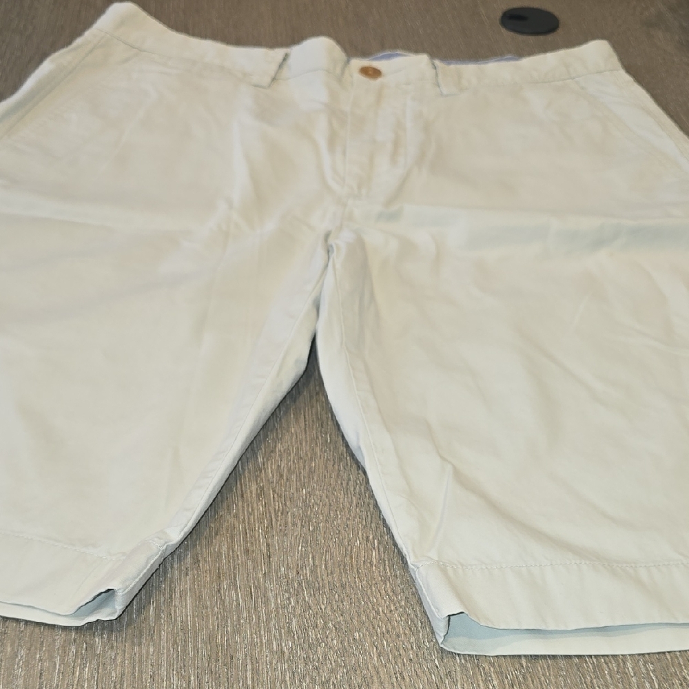 J. Crew Cream Flat Front Shorts Lightweight Casual